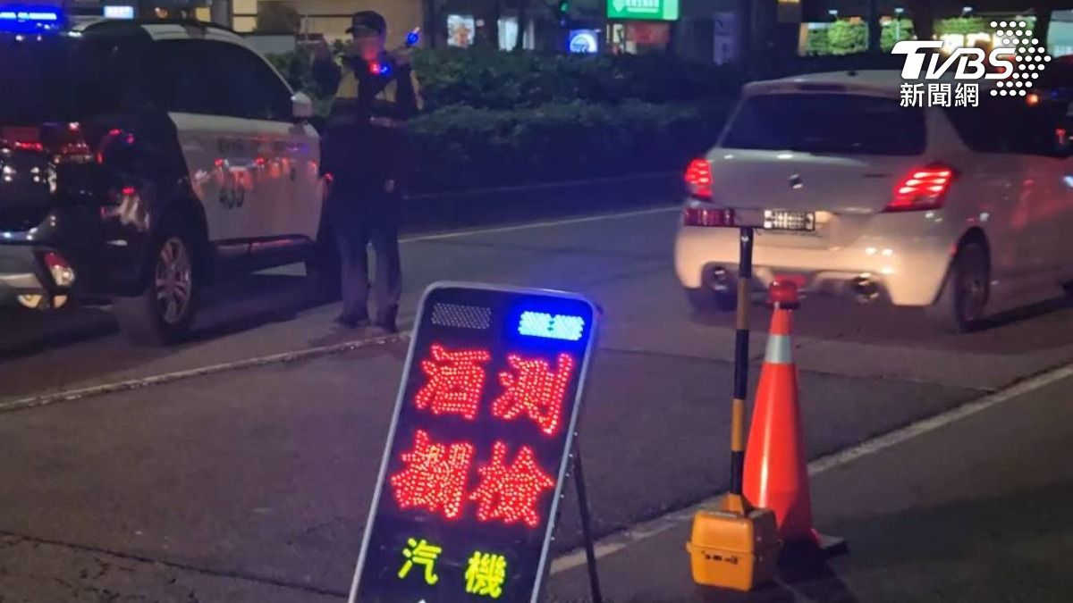 台中市昨（10）日展開連續3天的酒駕大執法，首日動員537人。（圖／TVBS）