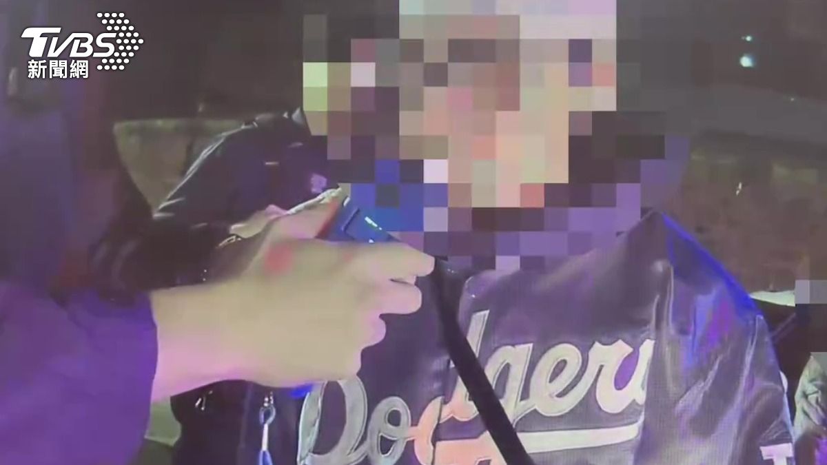 男子酒測值達0.43mg/L被依公共危險罪嫌送辦。（圖／TVBS）