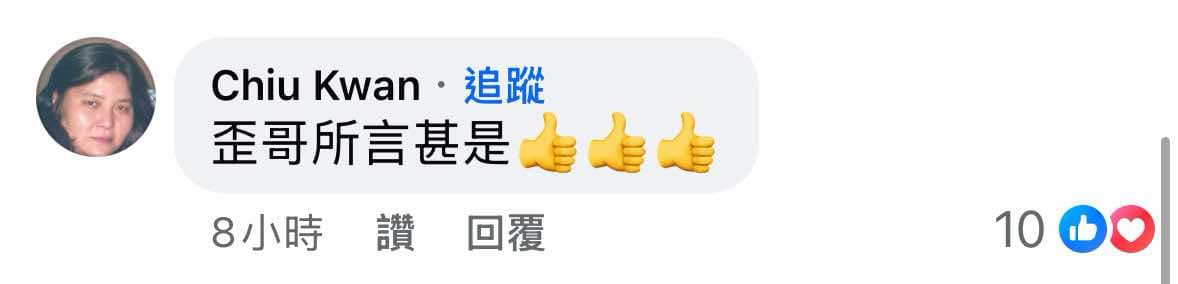 邱瓈寬心疼孟耿如處境。（圖／翻攝自張永正臉書）