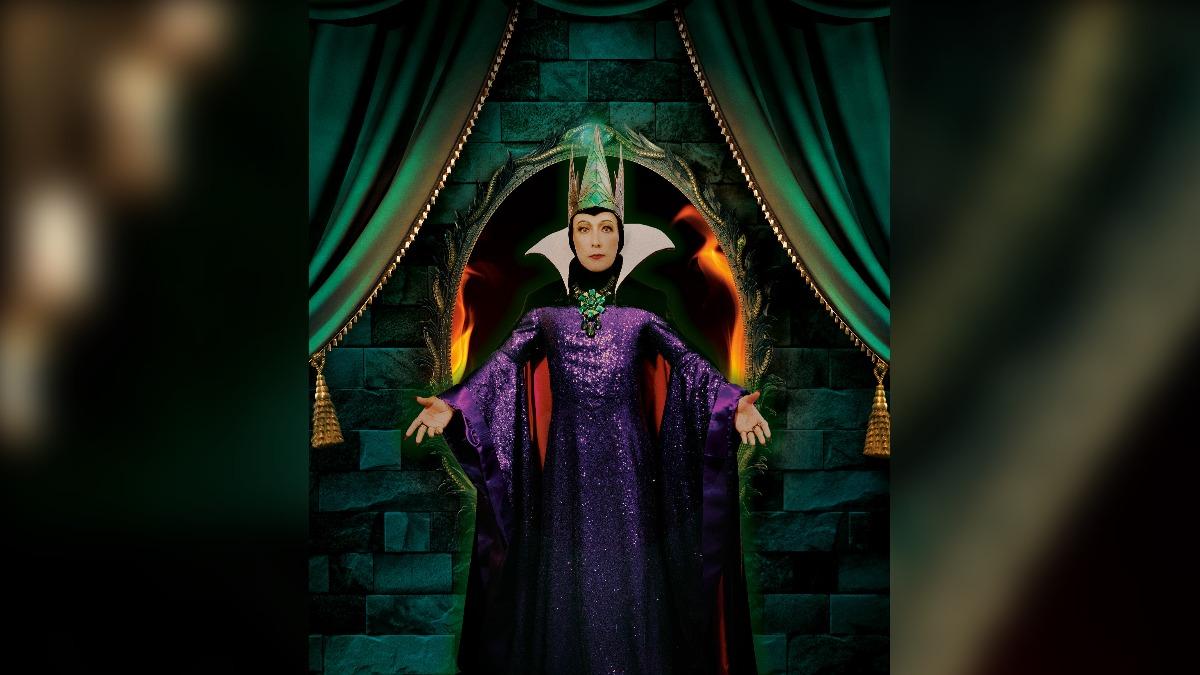 潘若迪化身《白雪公主》壞皇后。（圖／迪士尼提供）