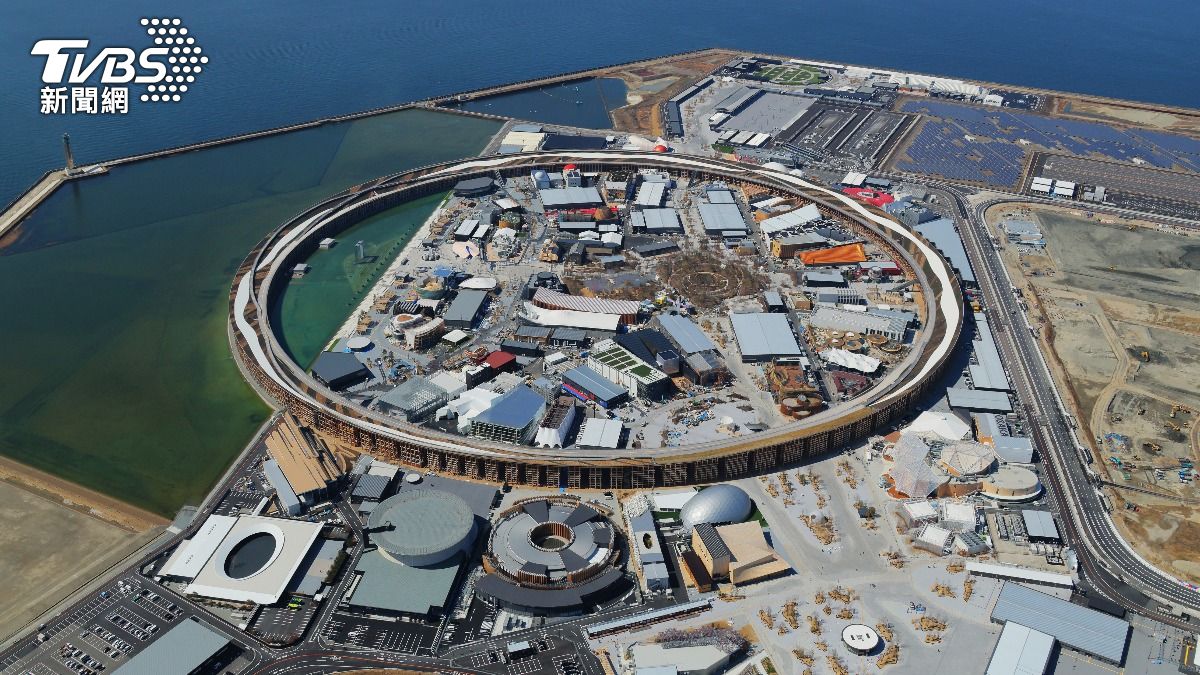 大阪萬國博覽會將於人工島「夢洲」舉行。（圖／達志影像美聯社）