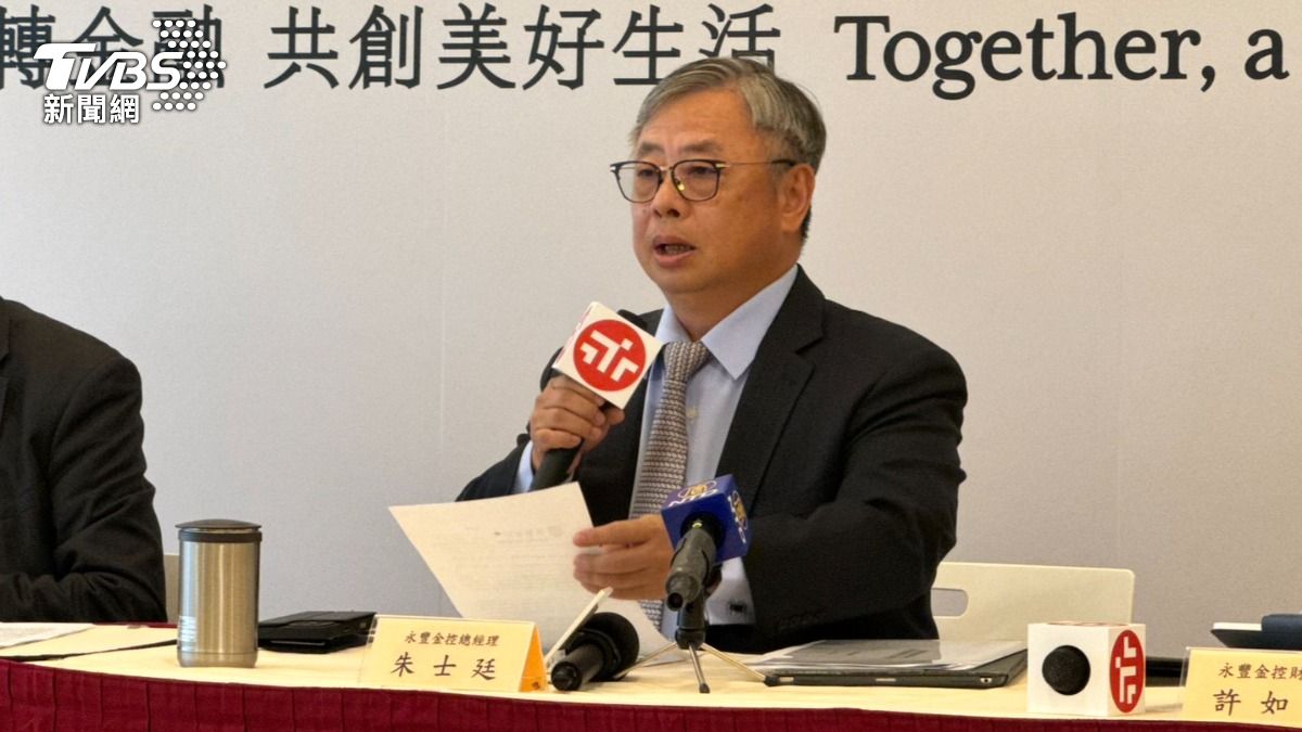 永豐金控總經理朱士廷。（圖／謝佩穎攝）