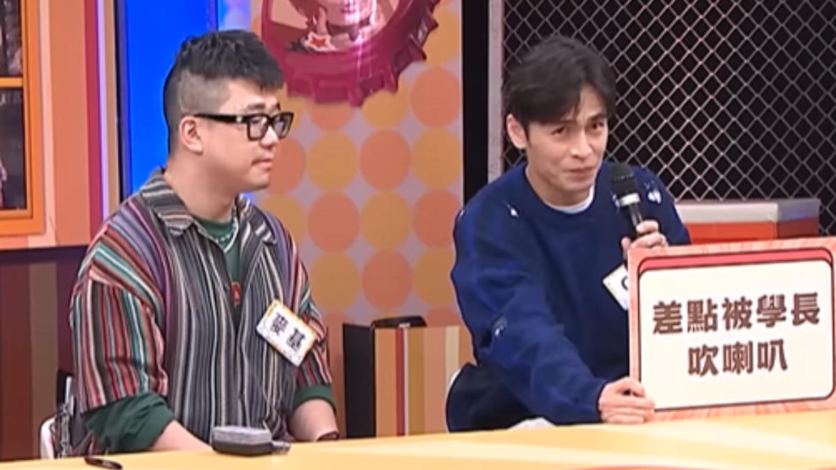 Gino（右）在軍中的靠山意圖不軌。（圖／翻攝自11點熱吵店YouTube）