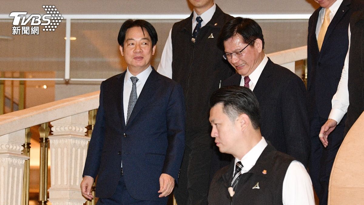 賴清德、林佳龍出席外交部春宴。（圖／胡瑞麒攝）