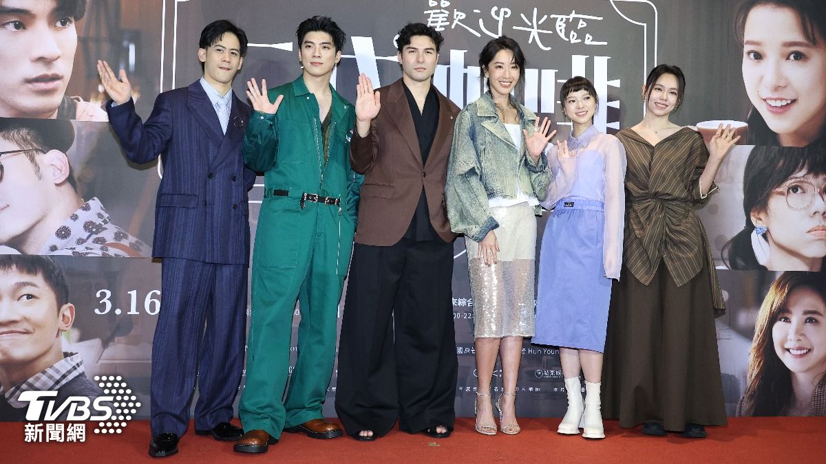 左起李淳、林哲熹、鳳小岳、隋棠、項婕如、夏于喬。（圖／張哲鳴攝）