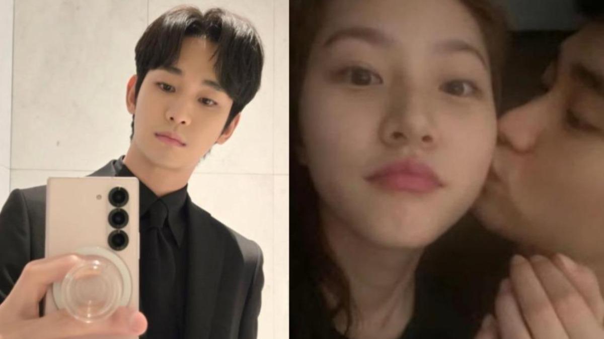 金秀賢今承認與金賽綸交往，強調交往時已成年。（圖／翻攝自橫豎研究所YouTube、金秀賢IG）