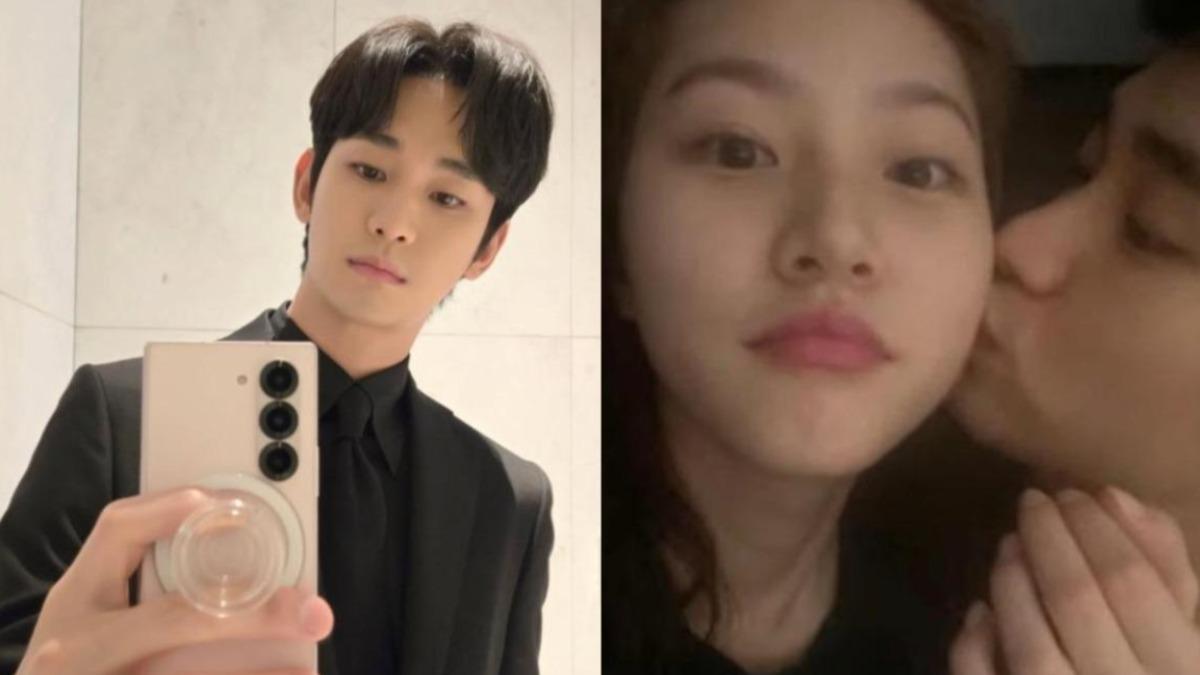 金秀賢、金賽綸交往爭議不斷。（圖／翻攝自IG、YouTube）