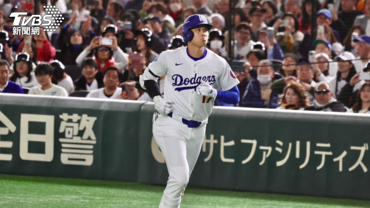 道奇先發安排大谷翔平第一棒指定打擊。（圖／李建緯攝）