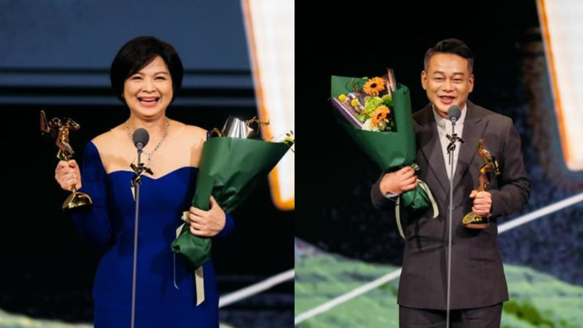 楊貴媚、李康生2位台灣演員抱走亞洲電影大獎男、女配角。（圖／翻攝自官方IG）
