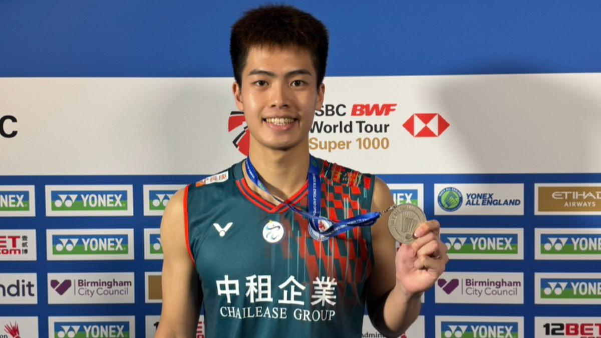Taiwanese badminton player reaches first All England final (Jay Feng) Taiwanese badminton player reaches All England final
