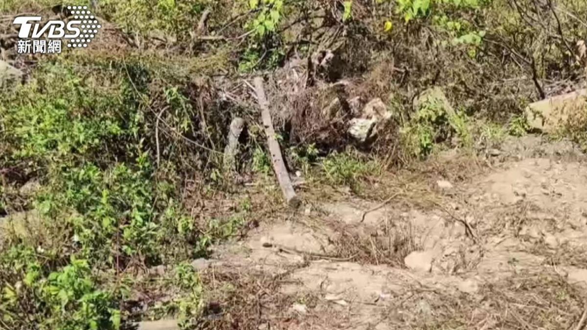 屏東山區棄屍現場。（圖／TVBS）