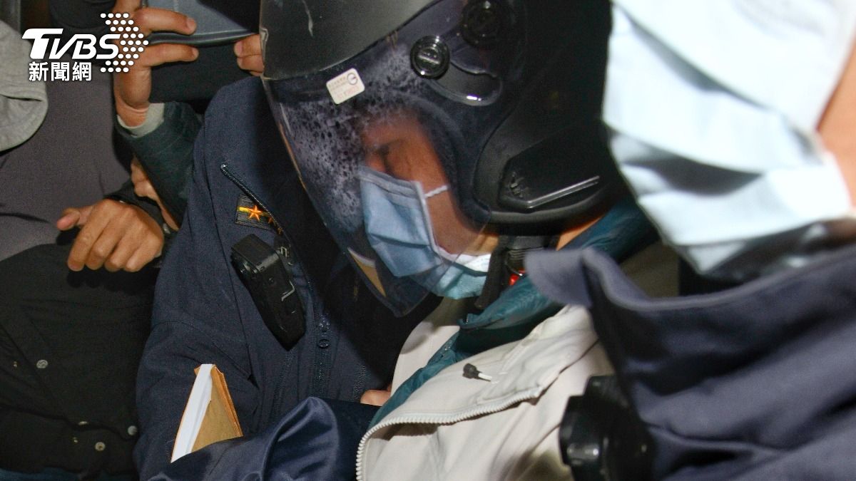 曾志新眼神落寞不發一語。（圖／胡瑞麒攝）