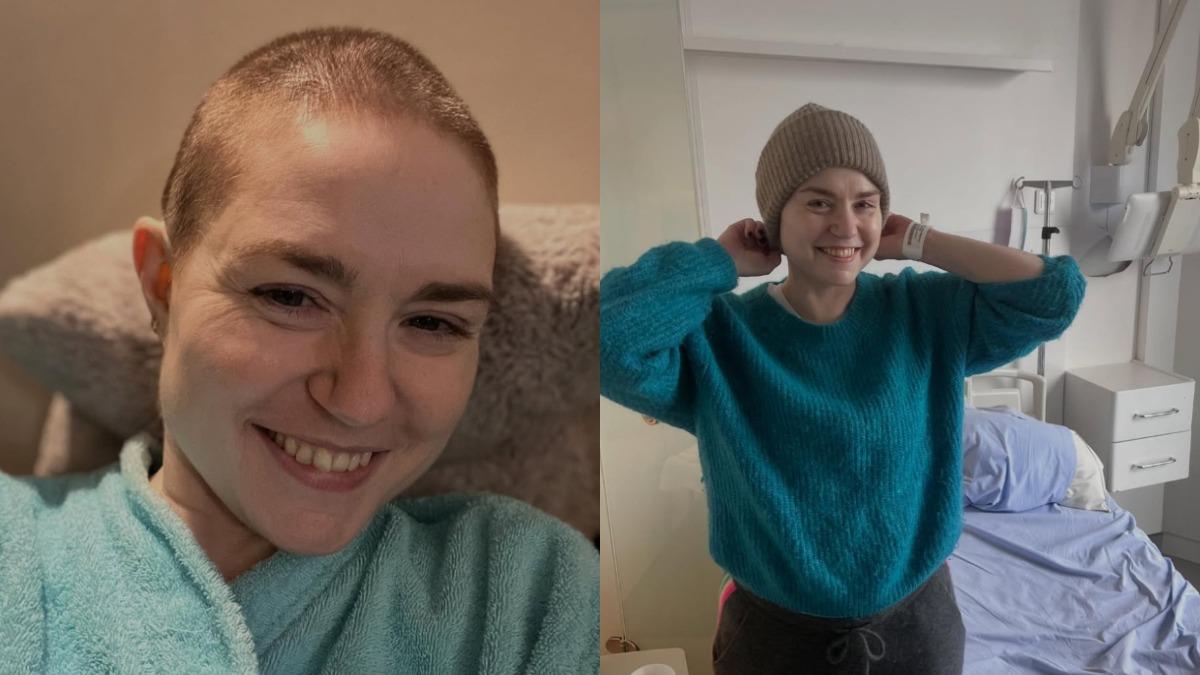 愛蜜麗2月發文分享抗癌心聲。（圖／翻攝自@emiliedequenne IG）