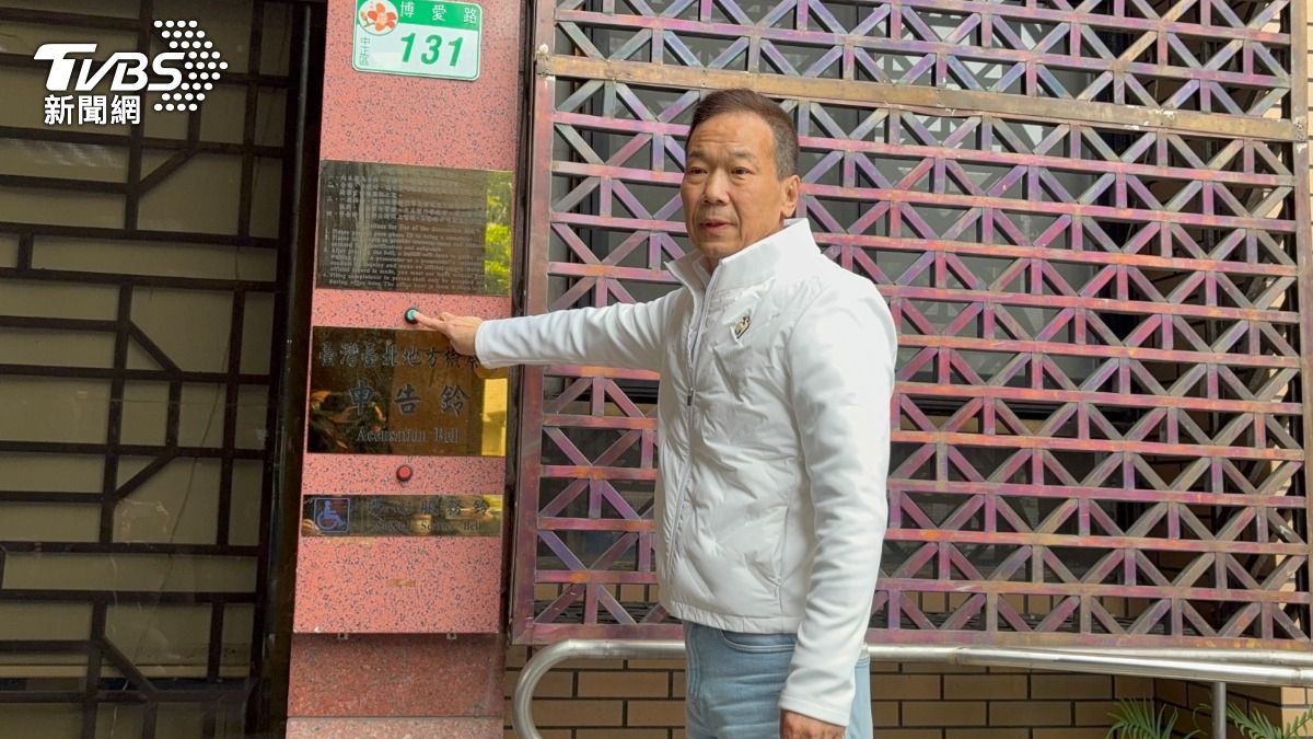 台北市議員鍾小平提告內政部長劉世芳。（圖／潘千詩攝）