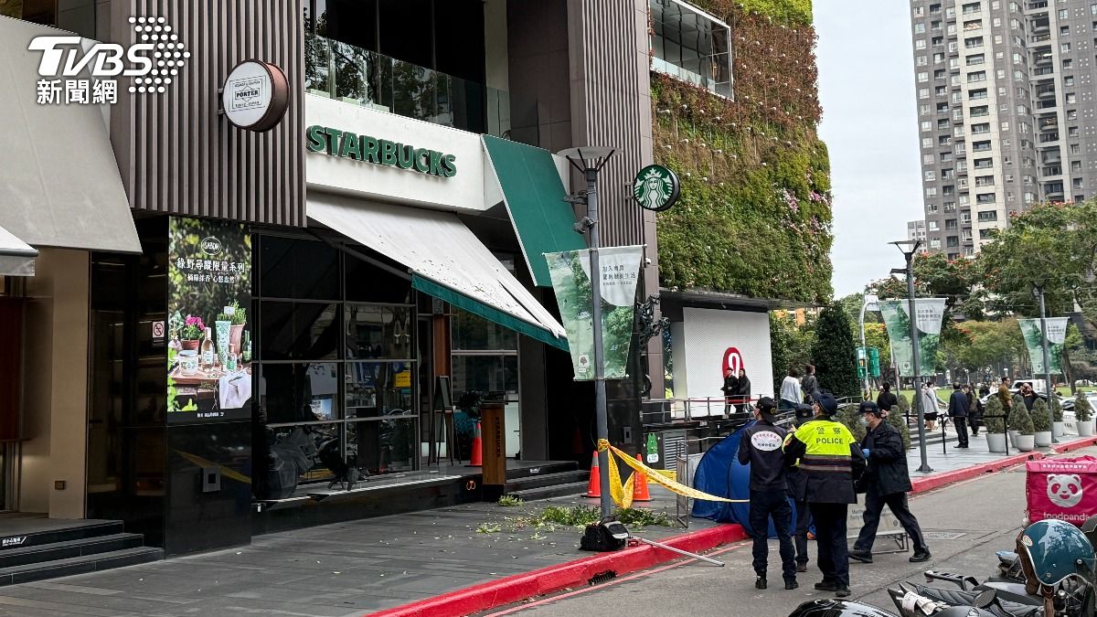 女子從停車場墜下。（圖／陳祁攝）