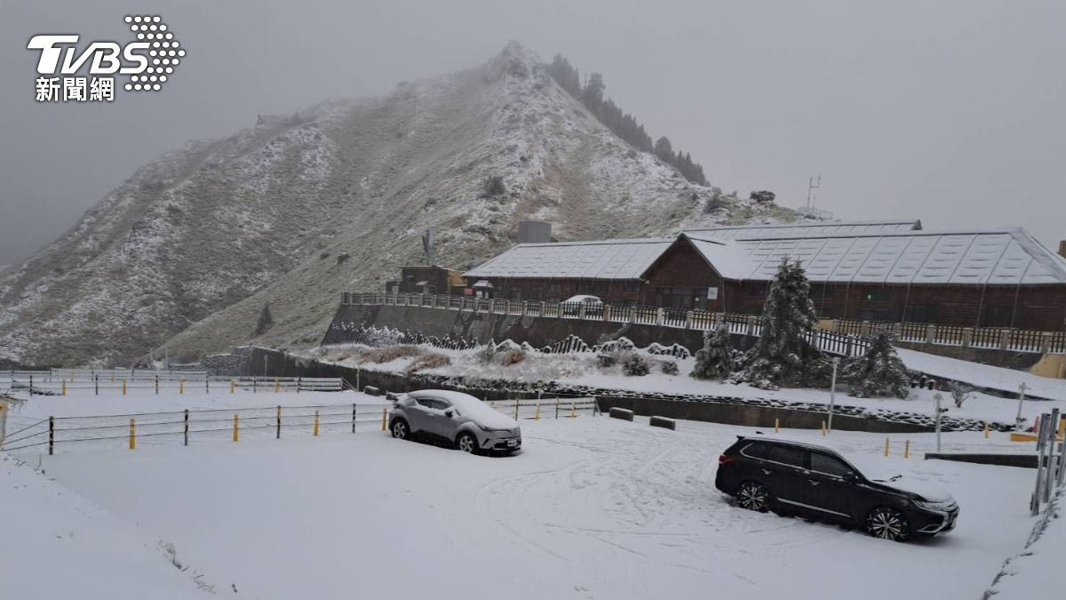 合歡山-合歡山下雪-合歡山銀白世界-合歡山降大雪