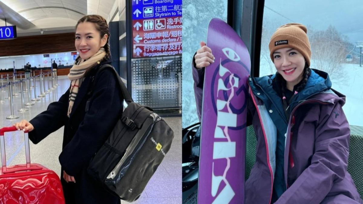 楊千霈日前才赴日滑雪。（圖／翻攝楊千霈臉書）