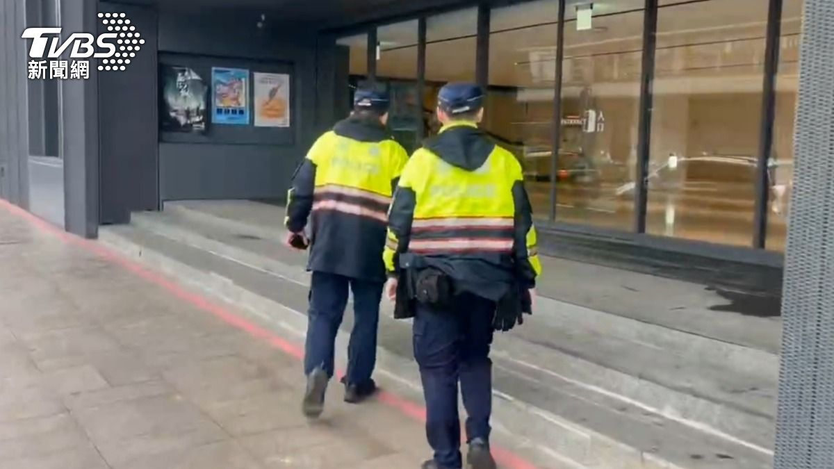 基隆警方加強活動會場周邊守望及巡查密度。（圖／TVBS）