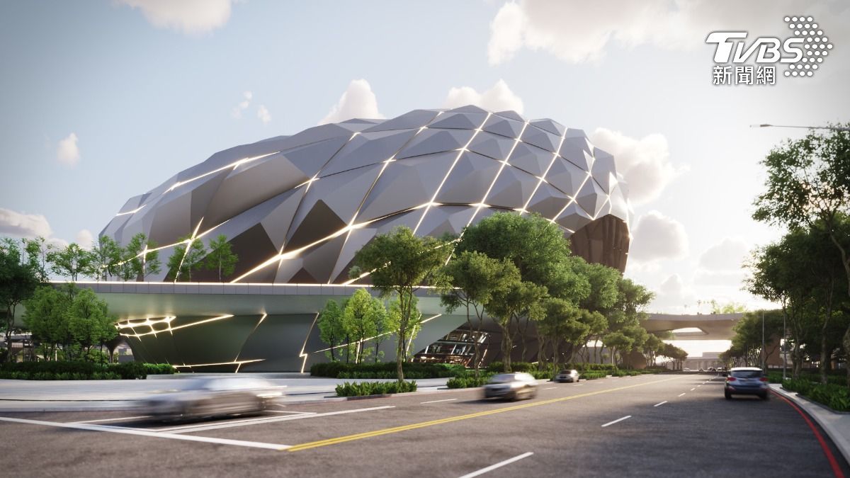 新北大巨蛋最新設計圖曝光。（圖／新北市府提供）