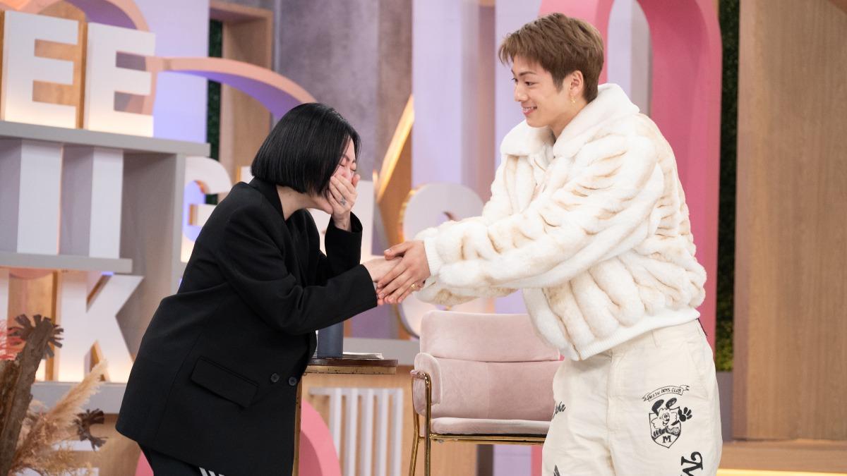 小S看到三浦孝太超激動。（圖／東森提供）