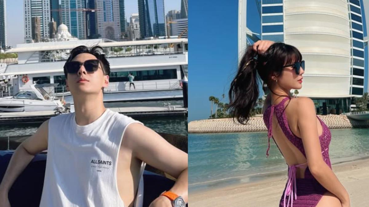 韓亞諾和琳妲共遊杜拜。（圖／翻攝自琳妲、韓亞諾IG）