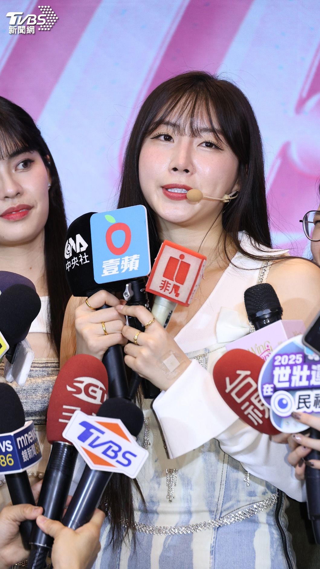 安芝儇坦言因喝酒不慎跌倒受傷。（圖／張哲鳴攝）