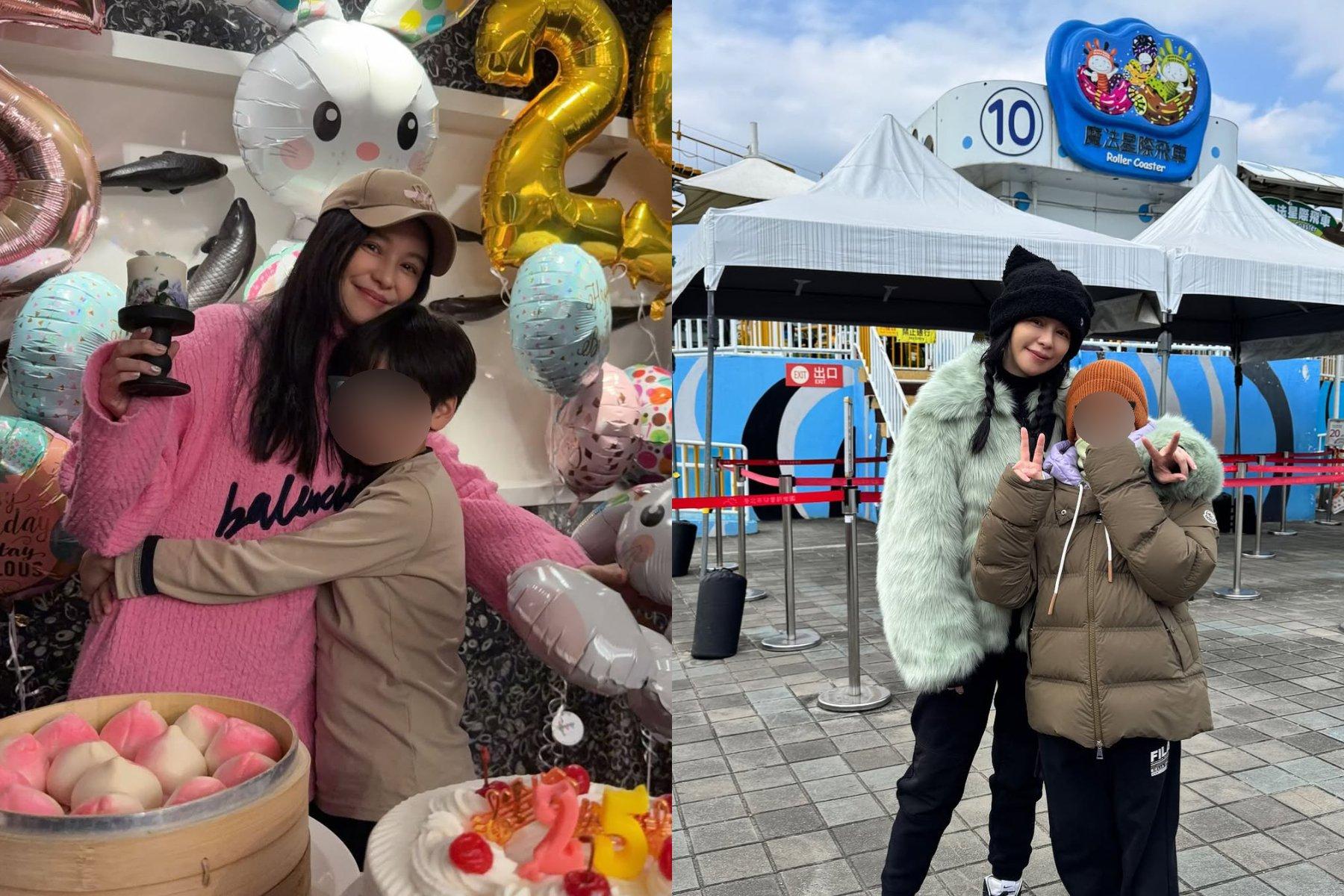 徐若瑄兒子也親手寫卡片祝賀。（圖／翻攝自徐若瑄IG）