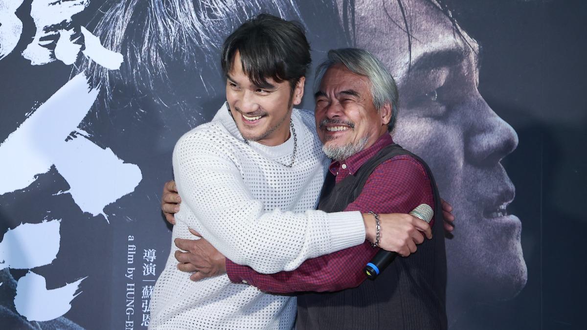《獵人兄弟》首映會，林慶台（右）、馬志翔。（圖／記者黃城碩攝）