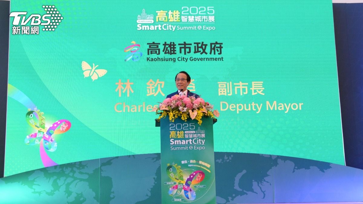 高雄市政府林欽榮副市長以主辦單位身分代表致詞。（圖／TVBS）