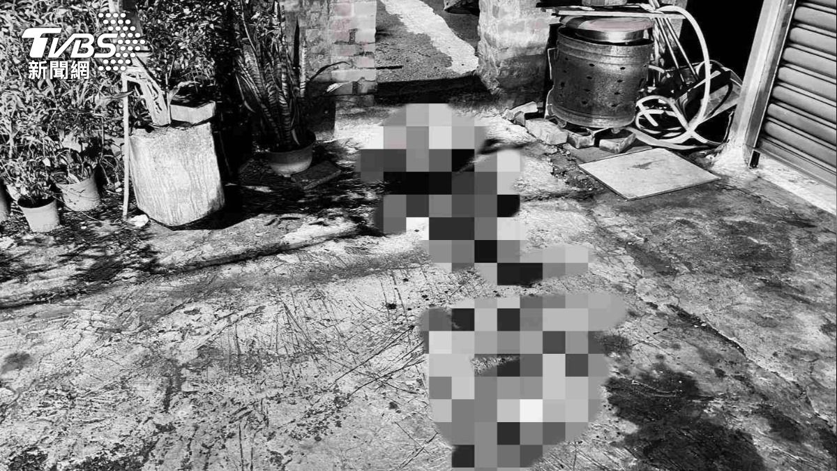 台中市龍井區昨（20）日晚間20時發生一起驚悚兇殺案。（圖／TVBS）