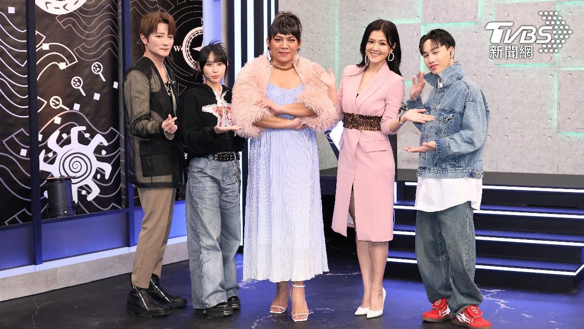 阿沁、李芷婷、主持人瑞莎、咖啡糖賢齡和巴比。（圖／張哲鳴攝）