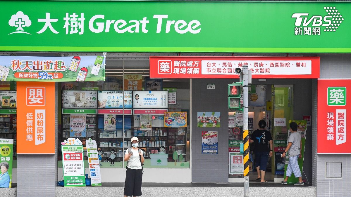 大樹藥局去年展店53家。（圖／中央社）