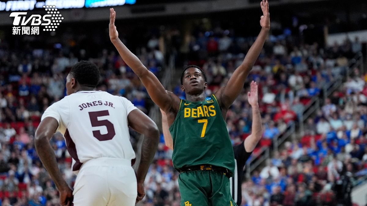 貝勒大學一年級後衛艾格肯布被視為今年NBA選秀的前5順位大熱門。（圖／達志影像美聯社）