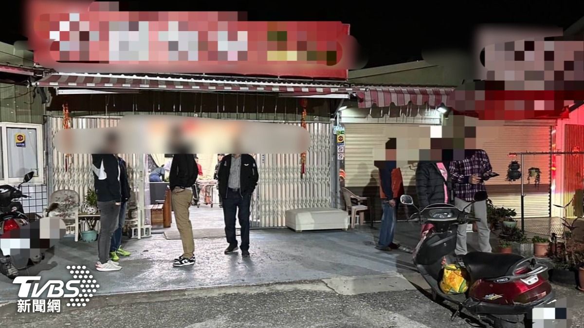 嘉義縣竹崎親水公園附近一間快炒店，發生酒後衝突事件。（圖／TVBS）