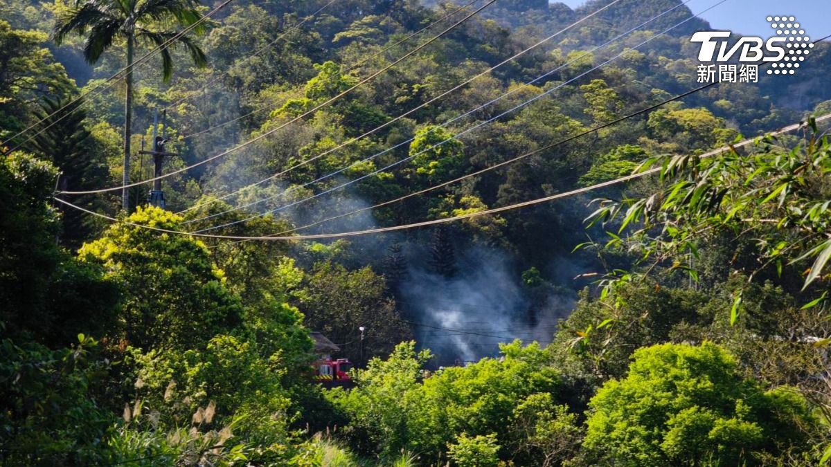 新北市平溪區今（22）日發生一起火警。（圖／TVBS）