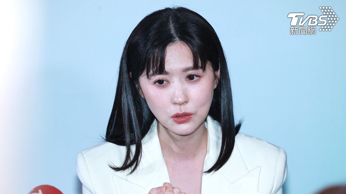 林予晞今（22）日保養品牌「ICD映皙美」記者會。（圖／黃城碩攝）
