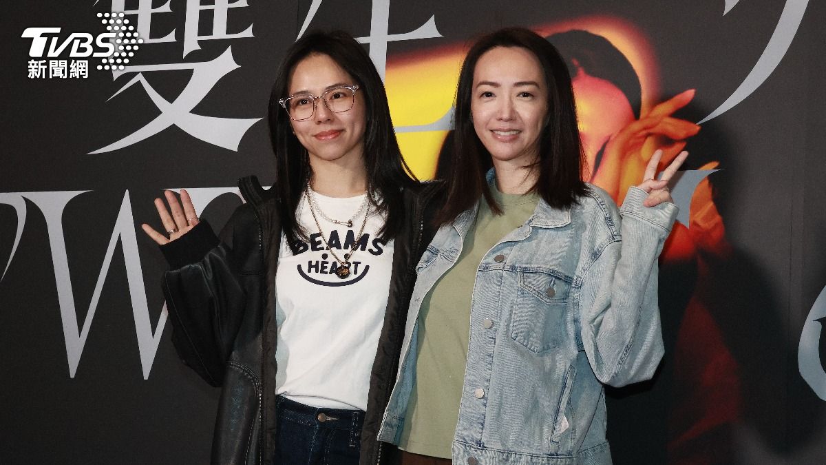 許久不見的Linda（右）今和夏于喬來看戴佩妮演唱會。（圖／張哲鳴攝）