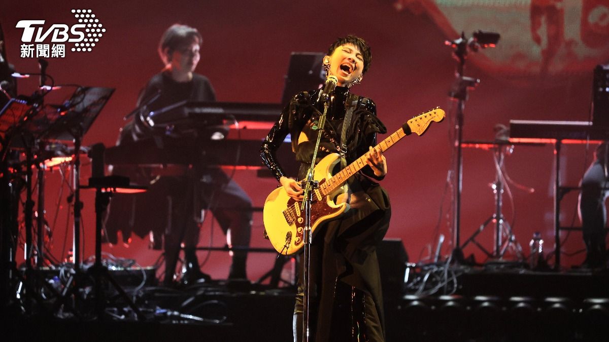 戴佩妮飆唱〈Never〉。（圖／張哲鳴攝）