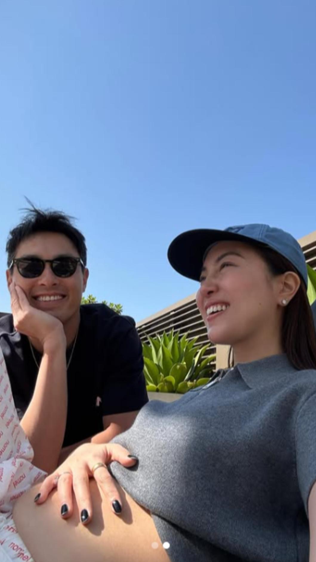 Melinda繼2個女兒之後再度懷孕。（圖／翻攝自IG）