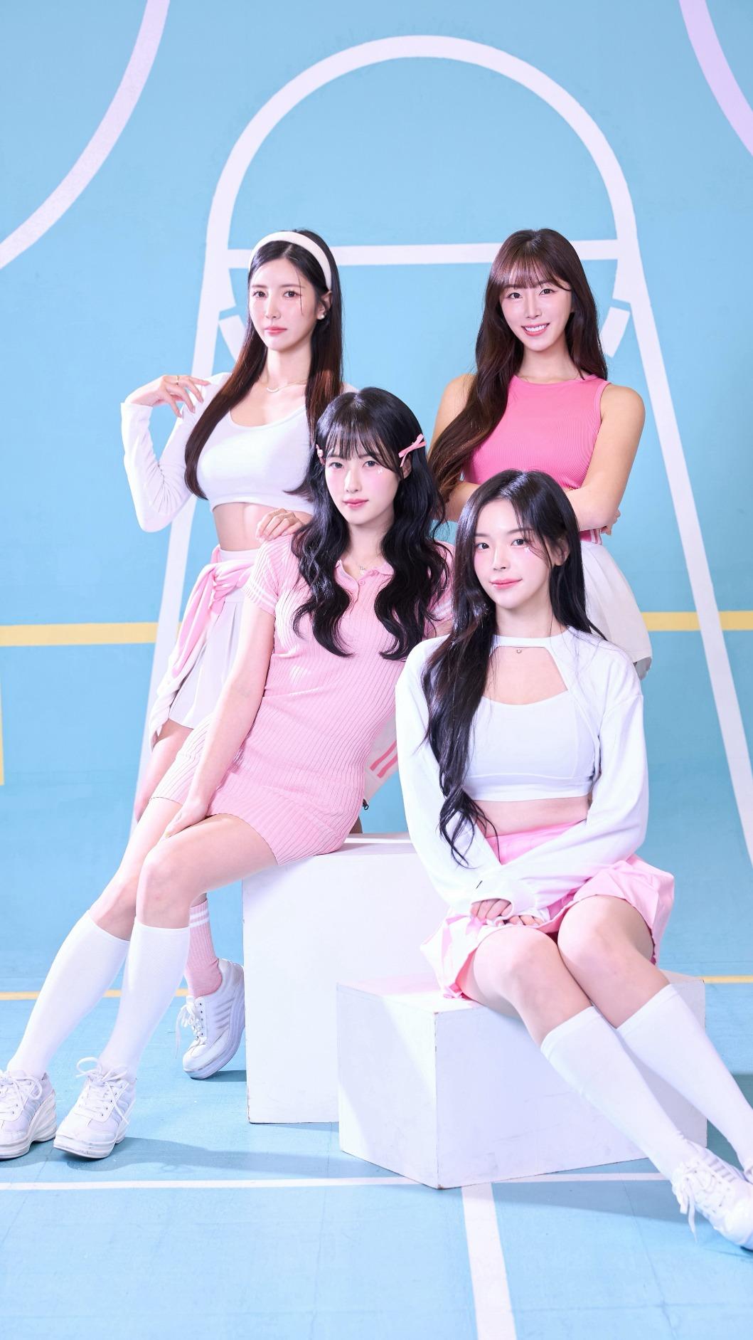 Mingo、南珉貞、安芝儇和趙娟週共組女團2S。（圖／2S Sportainment提供）
