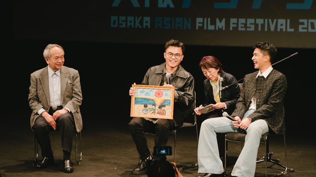 曾敬驊在映後座談分享拍攝趣事。（圖／牽猴子提供）