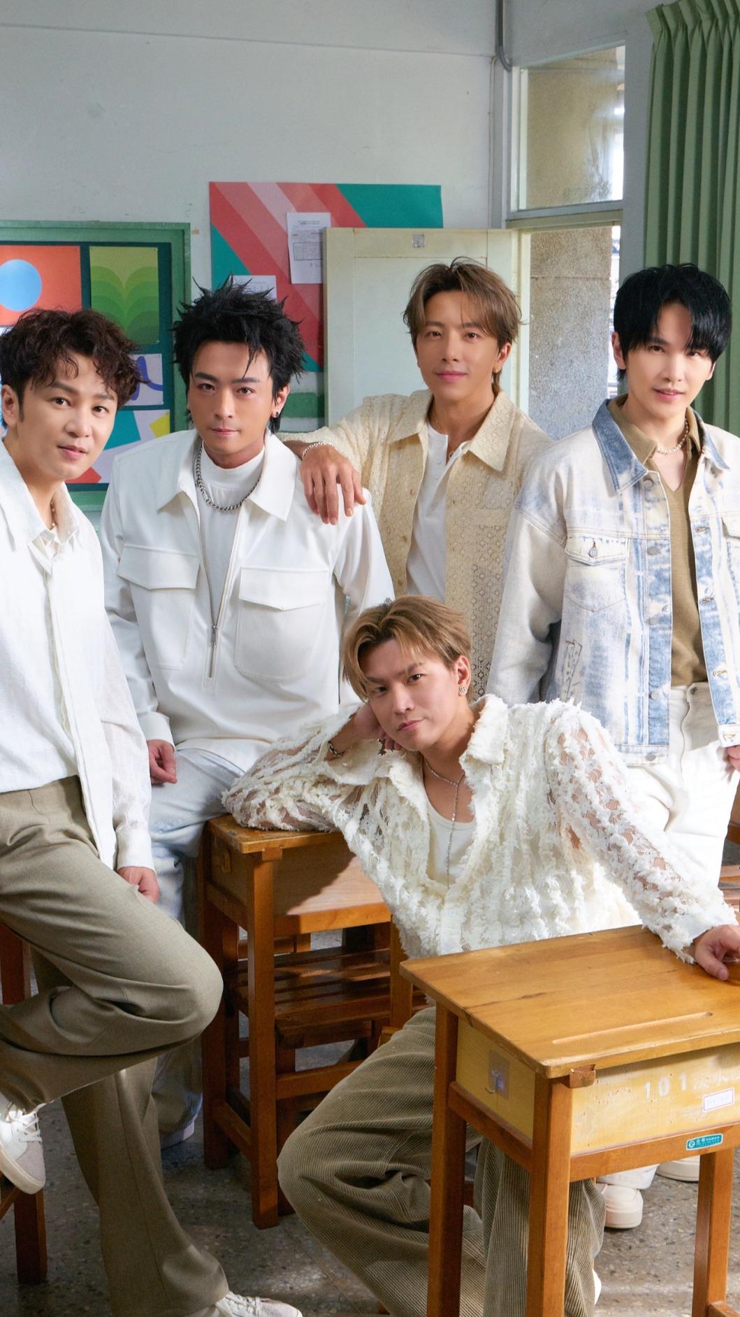 Energy回到校園拍MV。（圖／相信音樂提供）