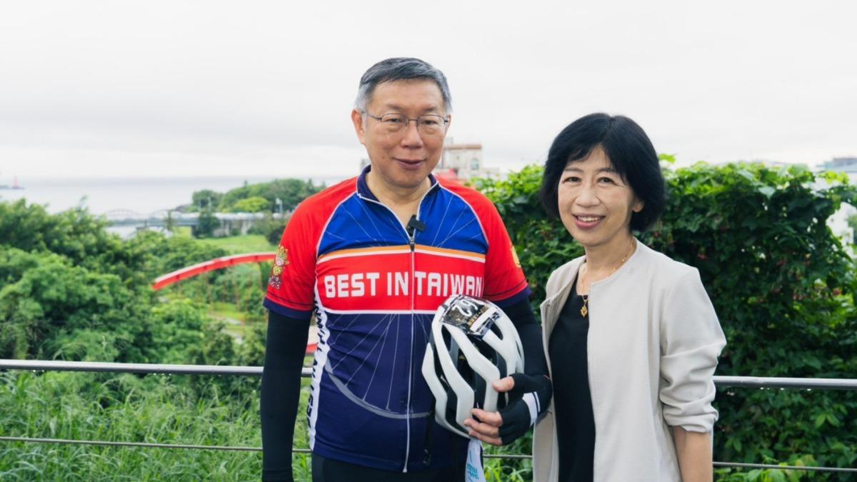 柯文哲與其妻子陳佩琪。（圖／翻攝自陳佩琪臉書）