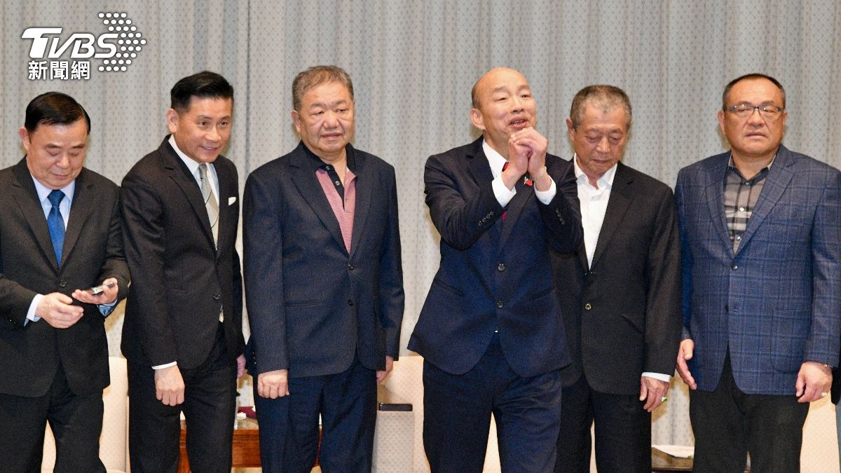 全國正副議長聯誼會拜會韓國瑜，商討助理費除罪化事宜。（圖／胡瑞麒攝）