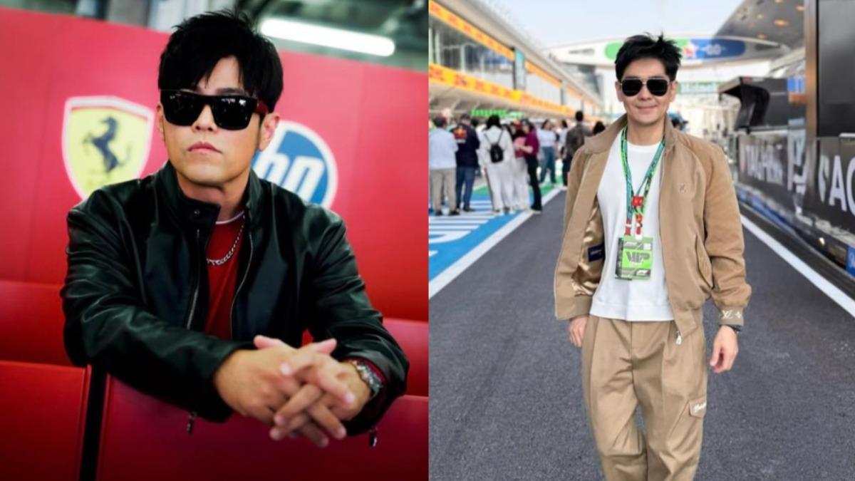 周杰倫、林志穎愛車成癡，現身F1賽車大獎賽造成轟動。（圖／翻攝自周杰倫、林志穎IG）