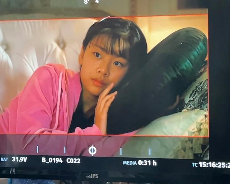 金秀安在《苦盡柑來遇見你》與IU對戲。（圖／翻攝自金秀安IG）