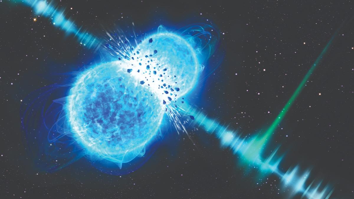 單發型則可能與雙星系統，在彼此接近並最終合併時產生的一次性爆發相關。（圖／山崎翔太郎提供）