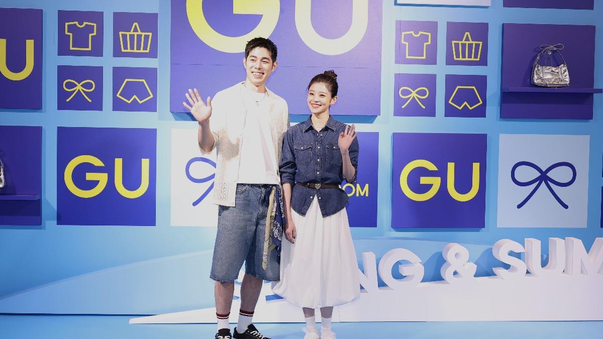 詹懷雲、詹子萱出席服裝品牌活動大聊「情侶裝」。（圖／記者張哲鳴攝）