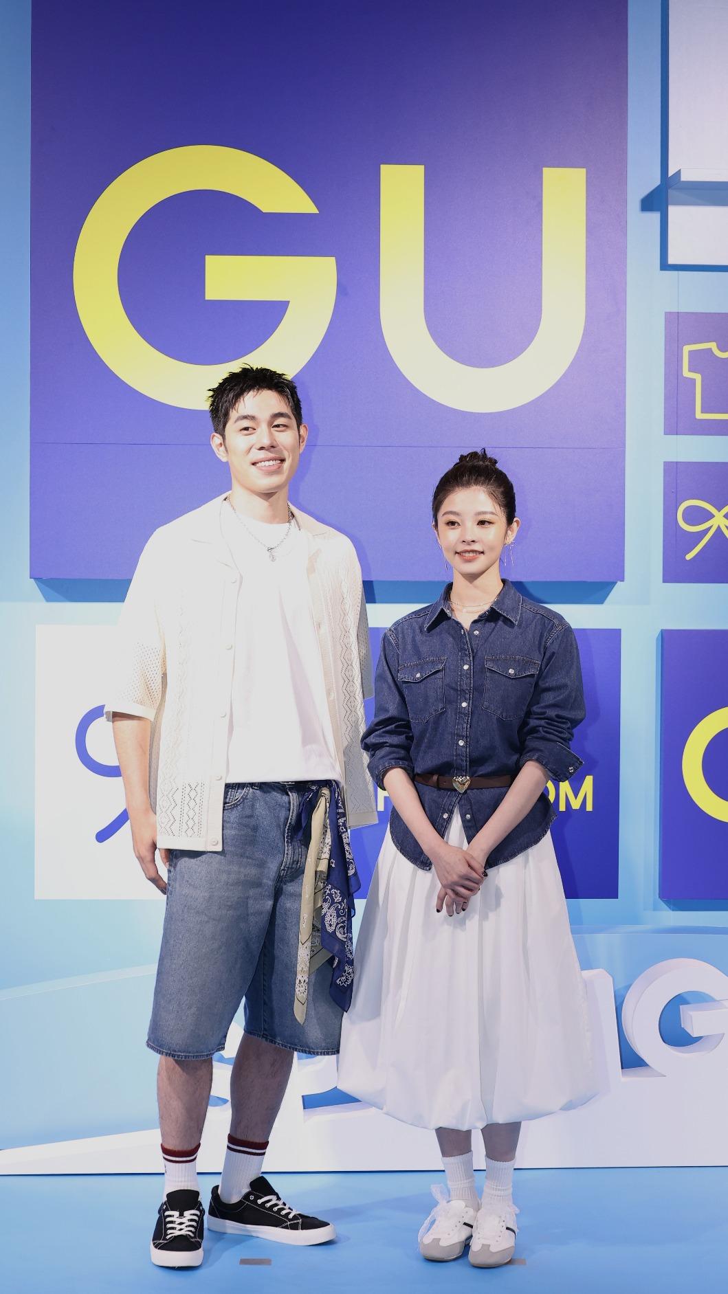 詹懷雲、詹子萱出席服裝品牌活動大聊「情侶裝」。（圖／記者張哲鳴攝）