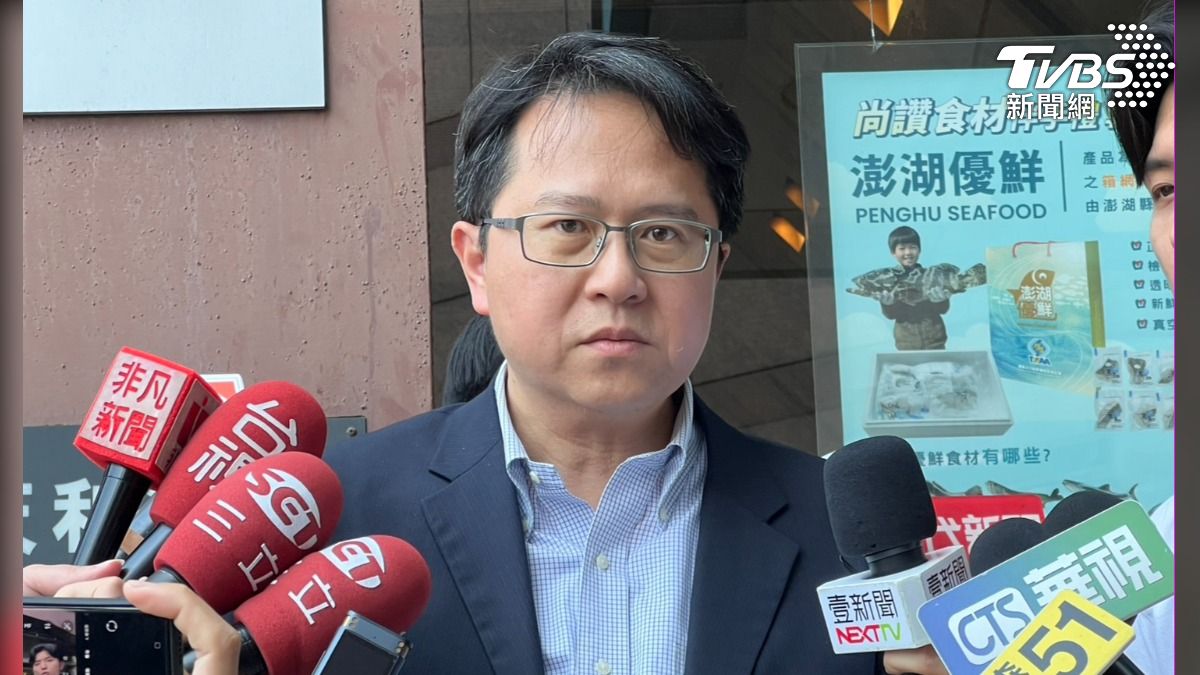 民進黨立委邱志偉認為，台灣人不會因為中共創專欄就退縮。（圖／潘袁詩羽攝）